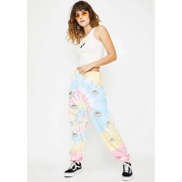 By Samii Ryan All I Want Sweatpants in Tie Dye XSmall Womens Joggers - Picture 11 of 12